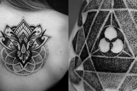 Wzory tatuaży: Dotwork