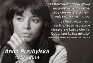 książka o Ani Przybylskiej