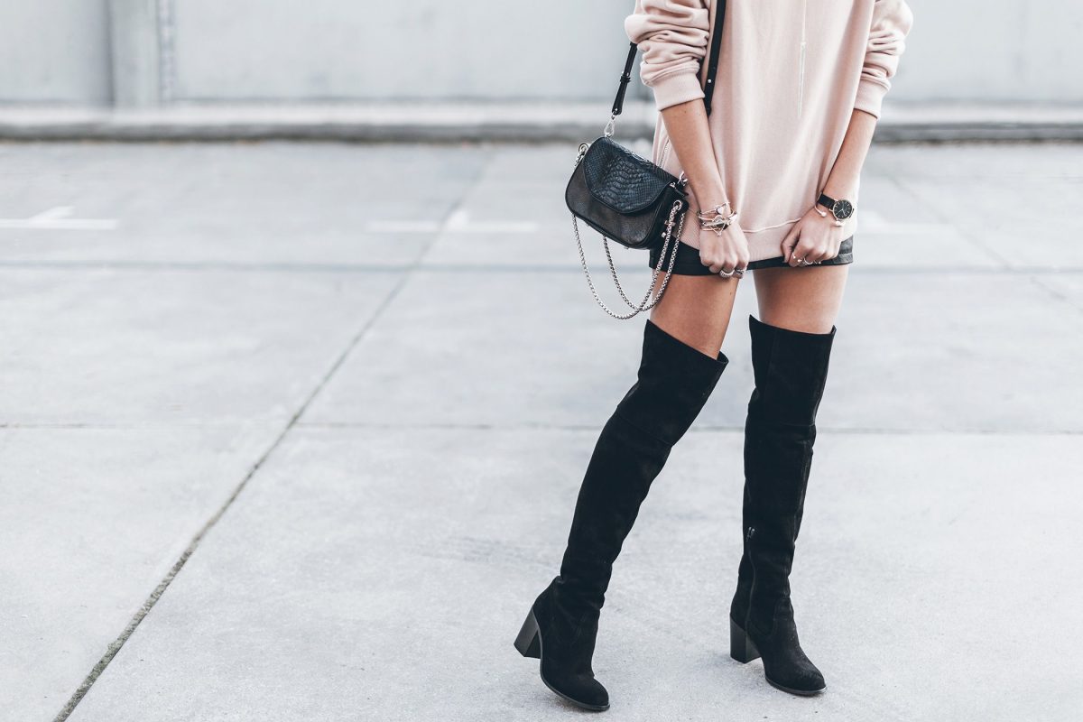 Jak nosić kozaki za kolano