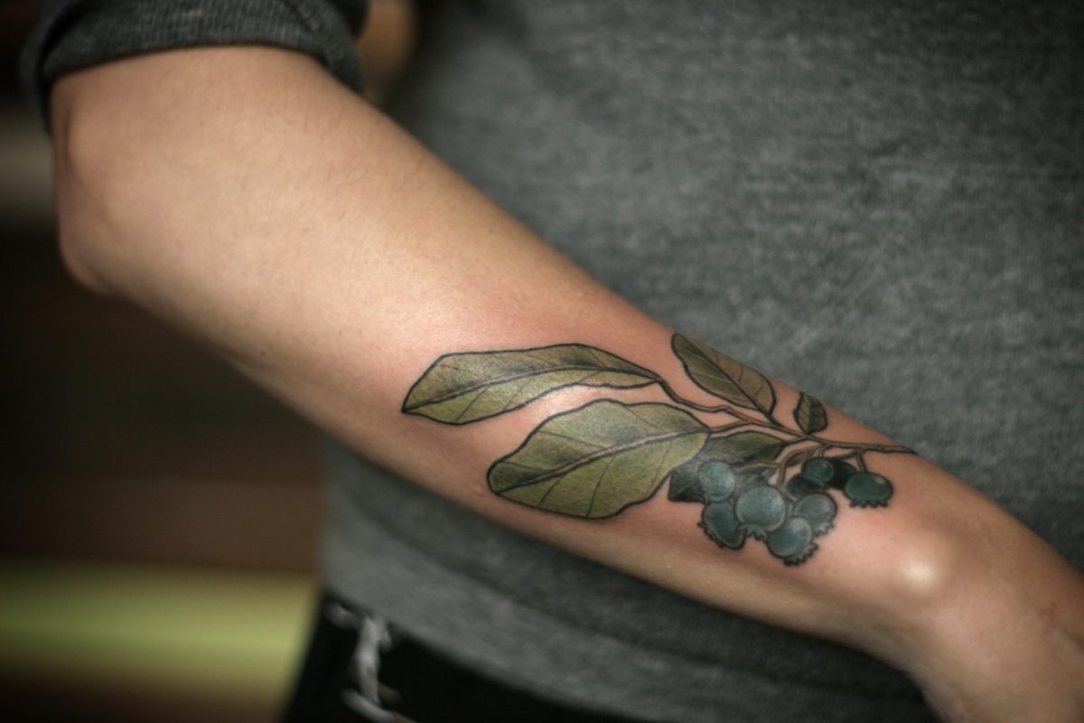 tatuaż botaniczny