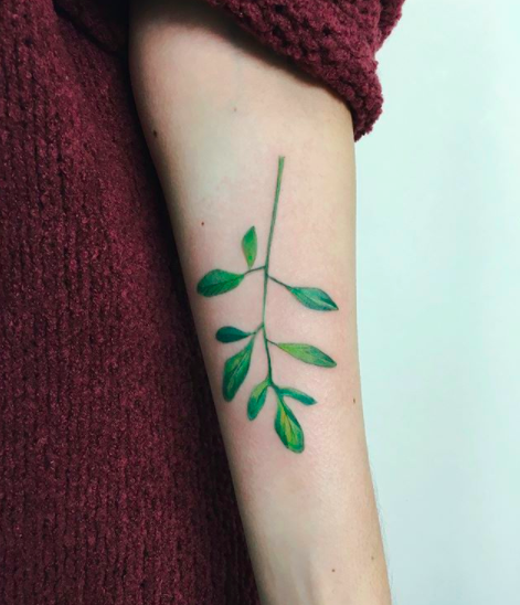 tatuaż botaniczny