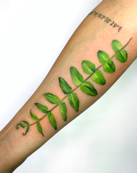 tatuaż botaniczny