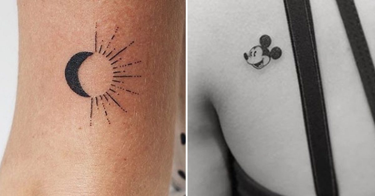 Małe tatuaże inspirowane wzorami celebrytów