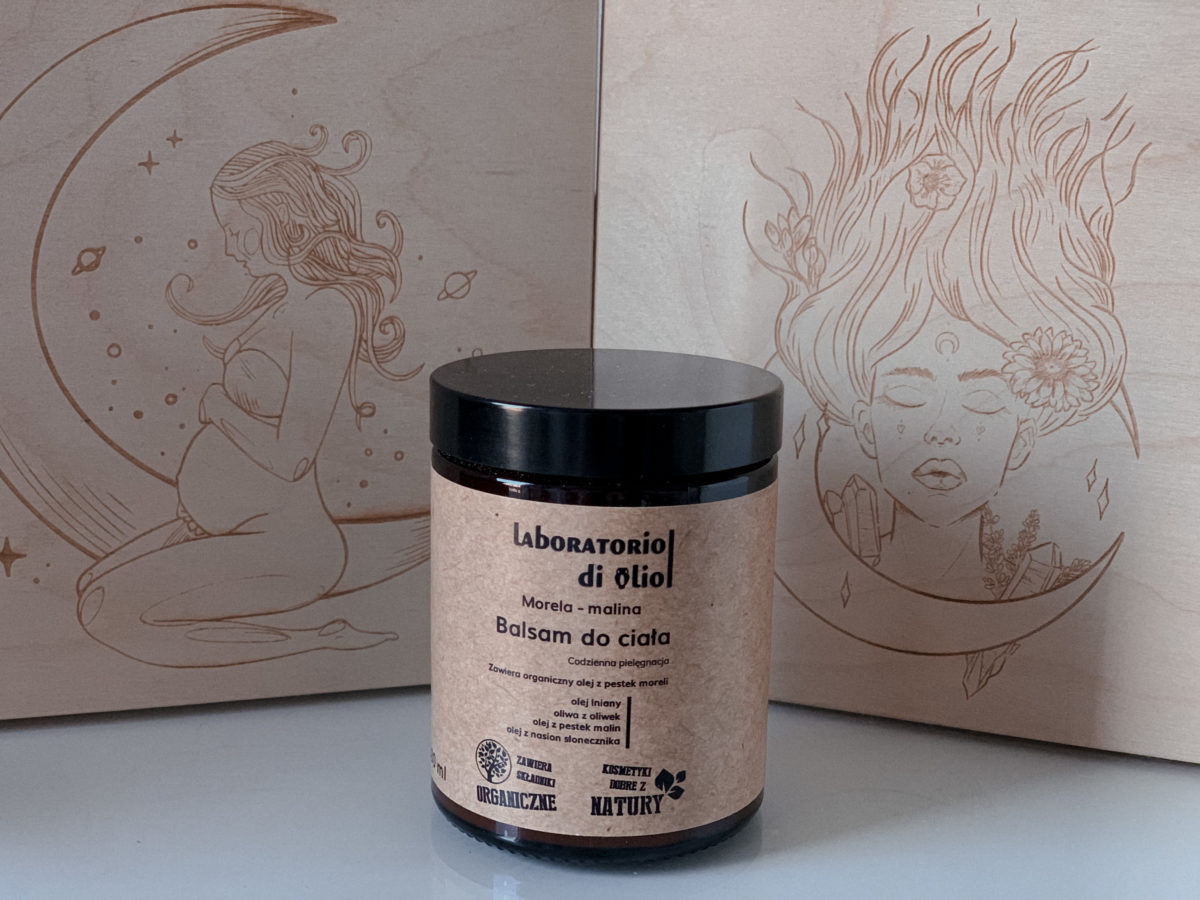 Laboratorio di olio: Balsam do ciała morela i malina opinie