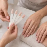 Naturalne paznokcie o kilku różnych kształtach